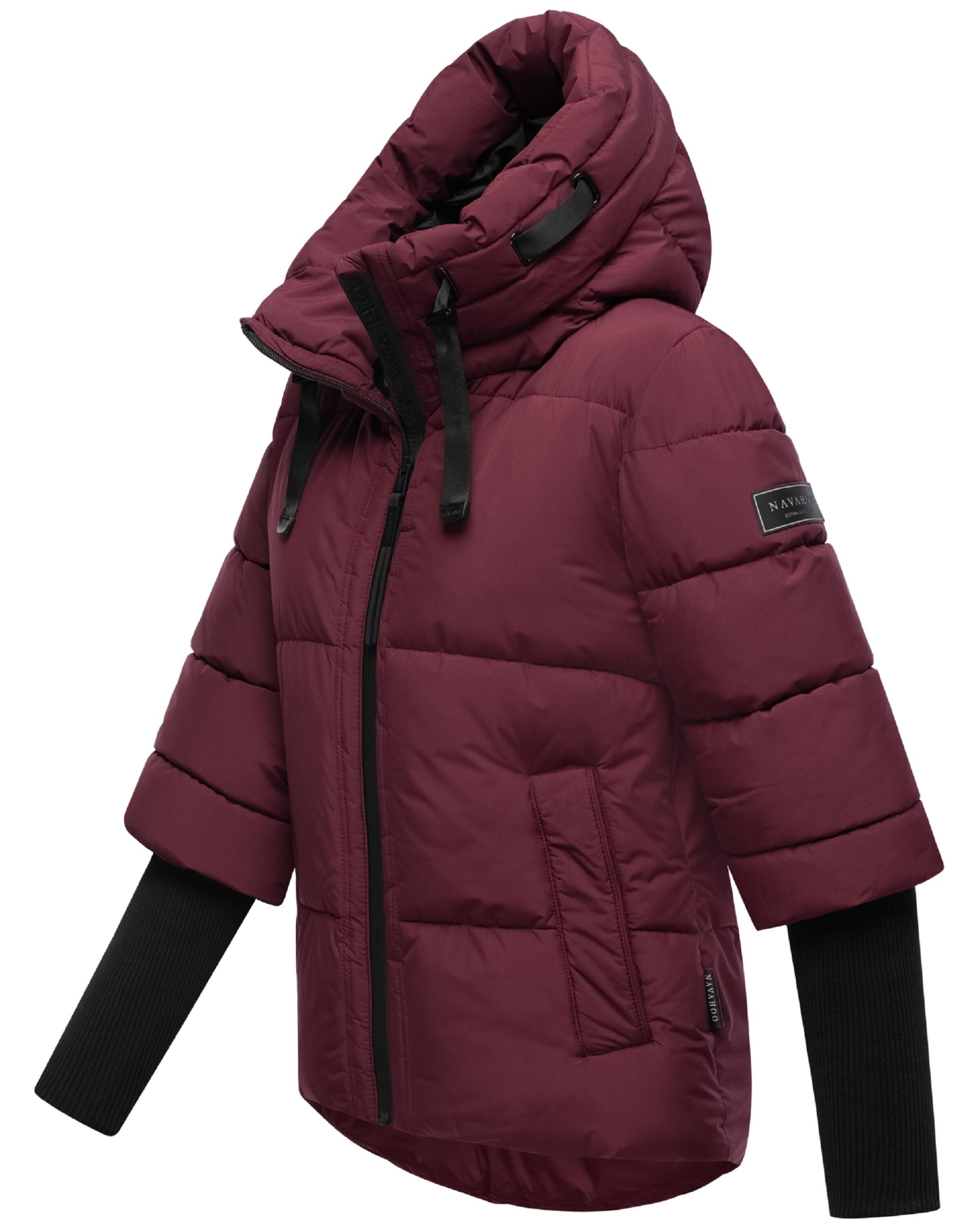 NAVAHOO Winter jacket 'Lotusherz XIV' in Red