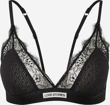 LOVE StoriesBustier Grudnjak - crna boja: prednji dio