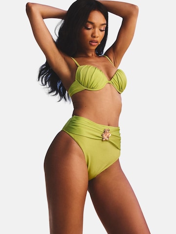 Push-up Bikini Lipsy en vert : devant