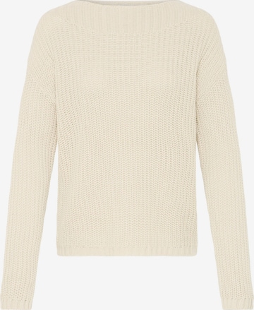 Pullover ' OXFKANNA ' di Oxmo in beige: frontale
