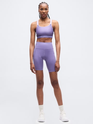 UNDER ARMOUR Skinny Workout Pants ' Motion' in Purple