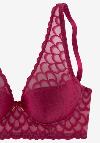 LASCANA - Push-up Soutien em vermelho