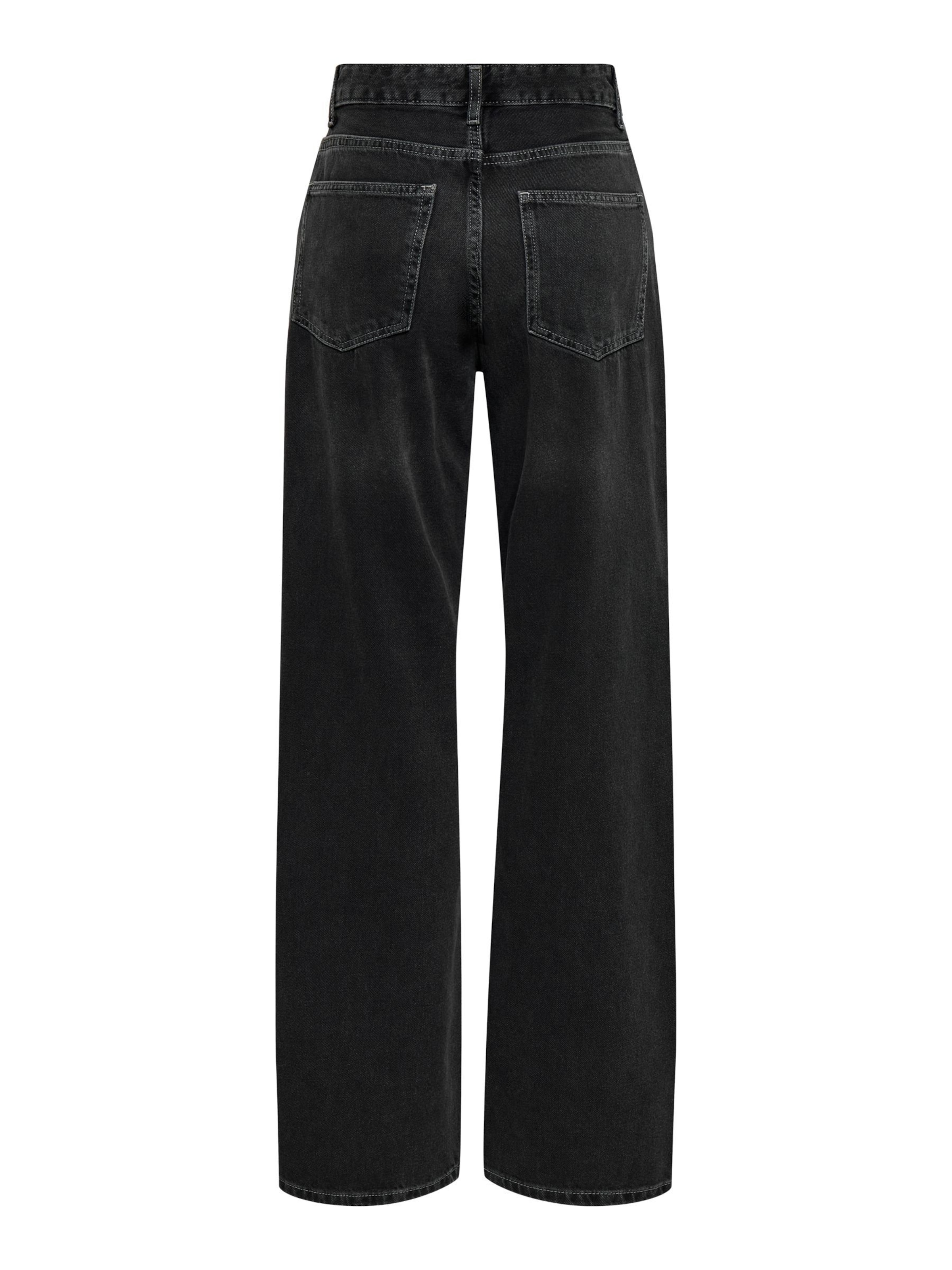 Wide leg Jeans 'ONLMaddie' di ONLY in nero