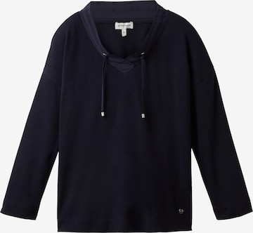 TOM TAILOR Shirt in Blauw: voorkant