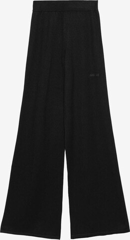 HINNOMINATE Wide leg Broek 'Palazzo' in Zwart: voorkant