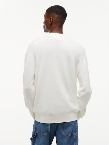 Tommy Jeans Pullover 'ESS' in Weiß