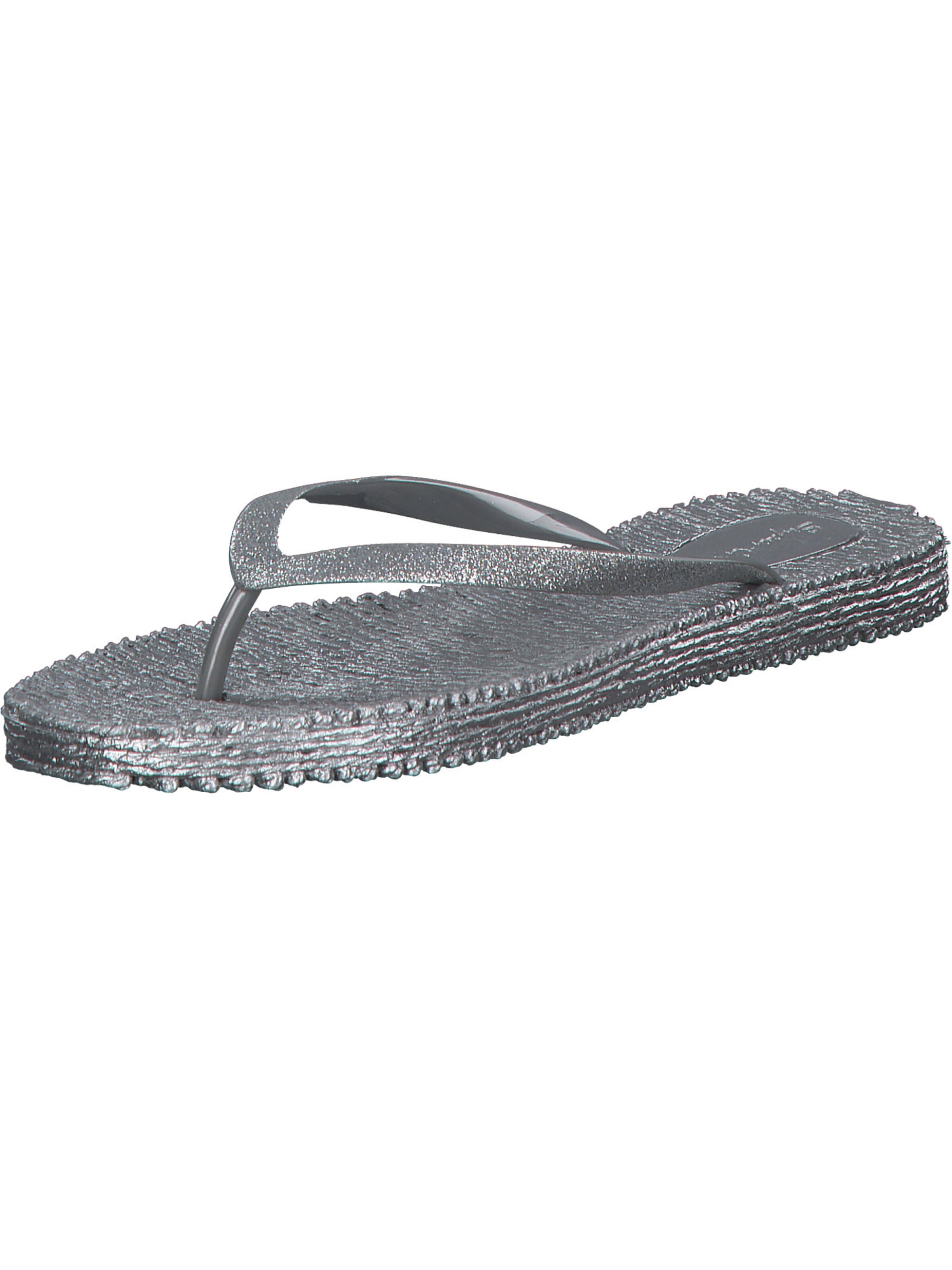SuperCracks T-Bar Sandals in Silver: front