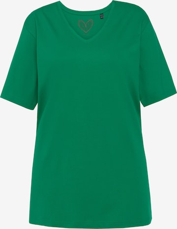 Ulla Popken - Camiseta en verde: frente