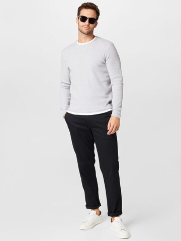 TOM TAILOR DENIM Pullover in Grau