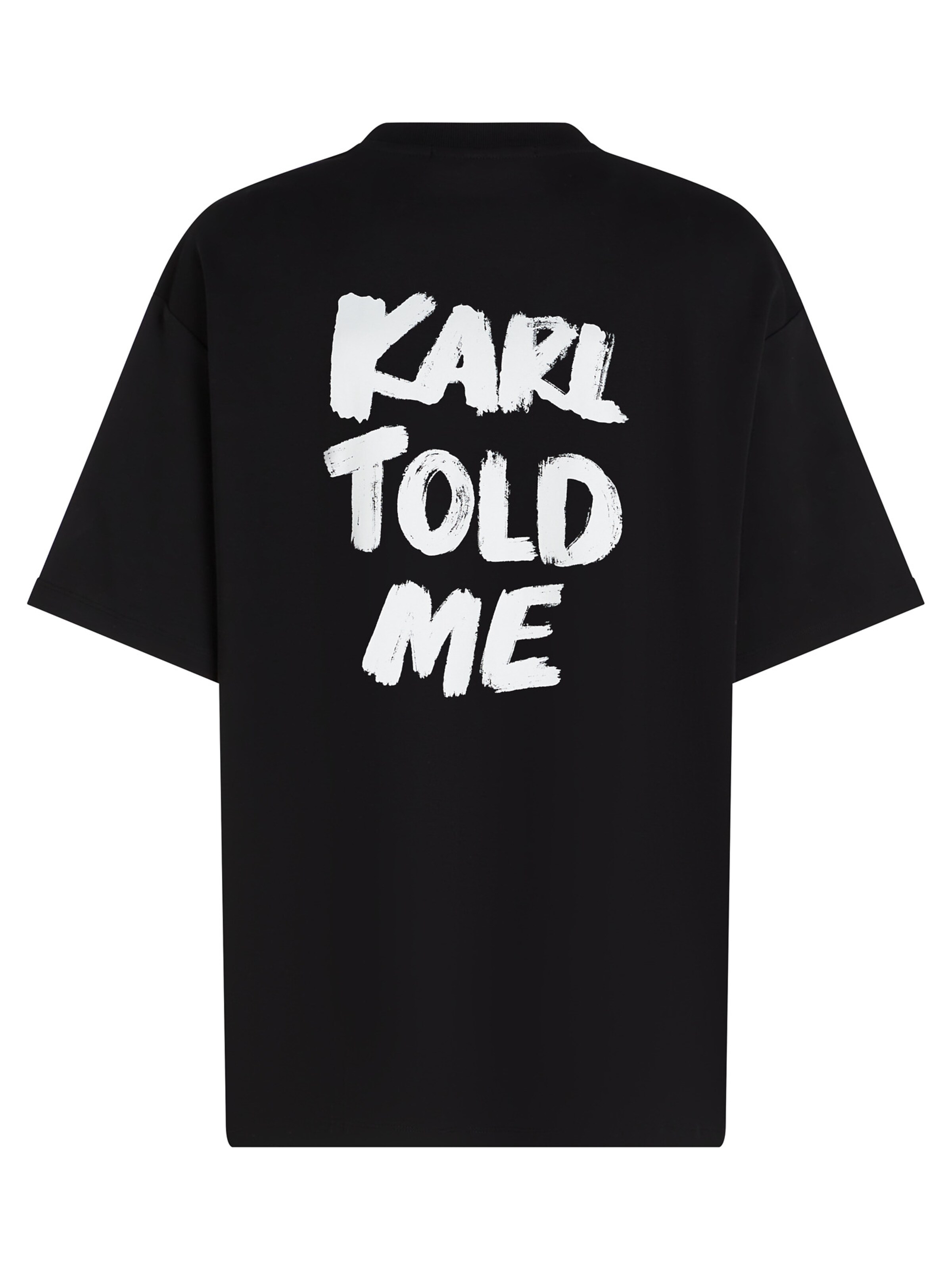 Karl Lagerfeld Футболка ' KARL HAT MIR GESAGT ' в Черный