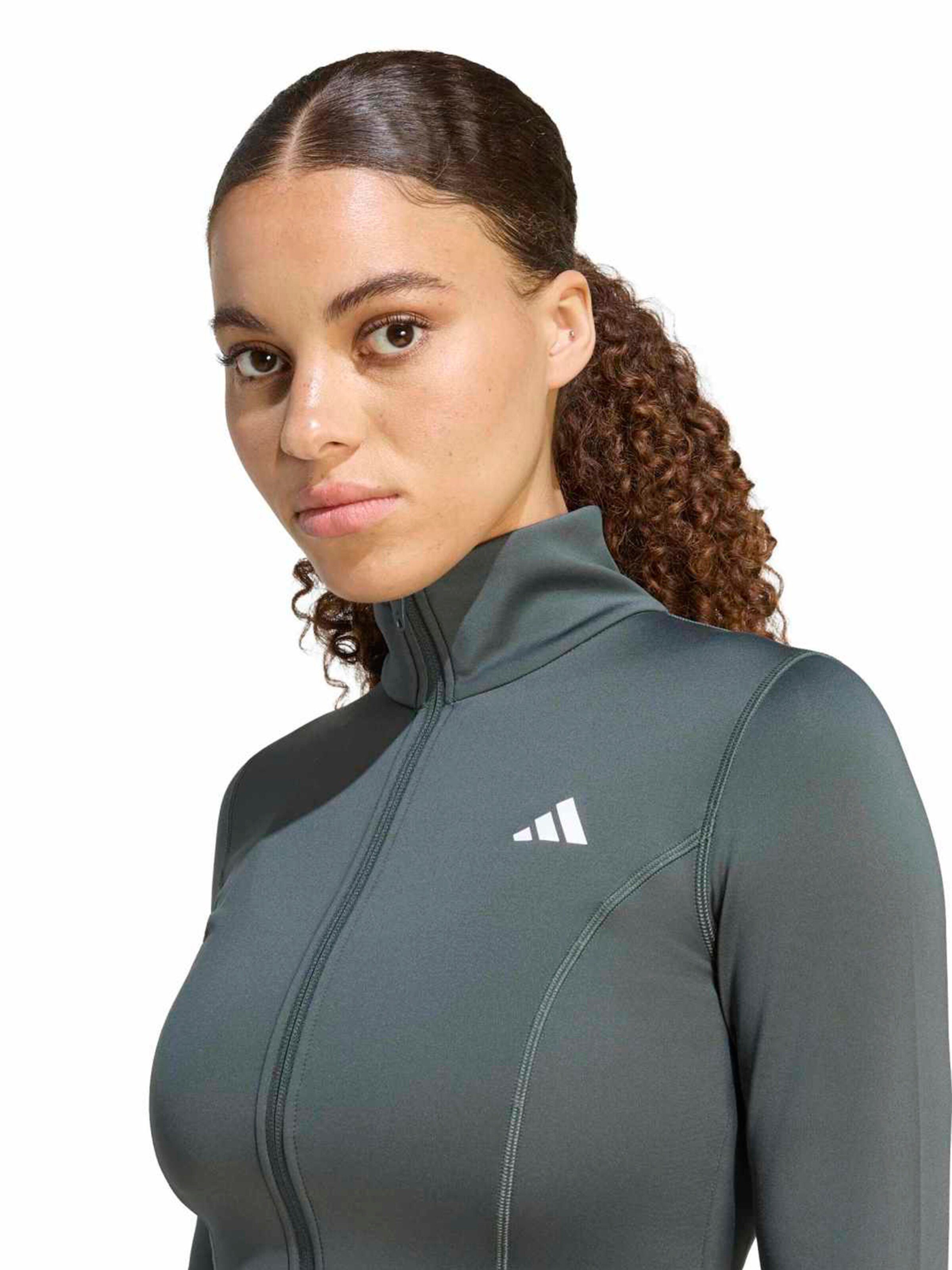 Giacca di felpa sportiva 'OPT ESS' di ADIDAS PERFORMANCE in grigio