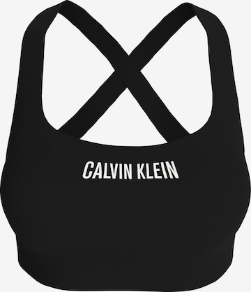 Calvin Klein Sport Bustier Sport bh in Zwart: voorkant