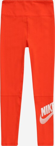 Nike Sportswear Leggings in Oranje: voorkant