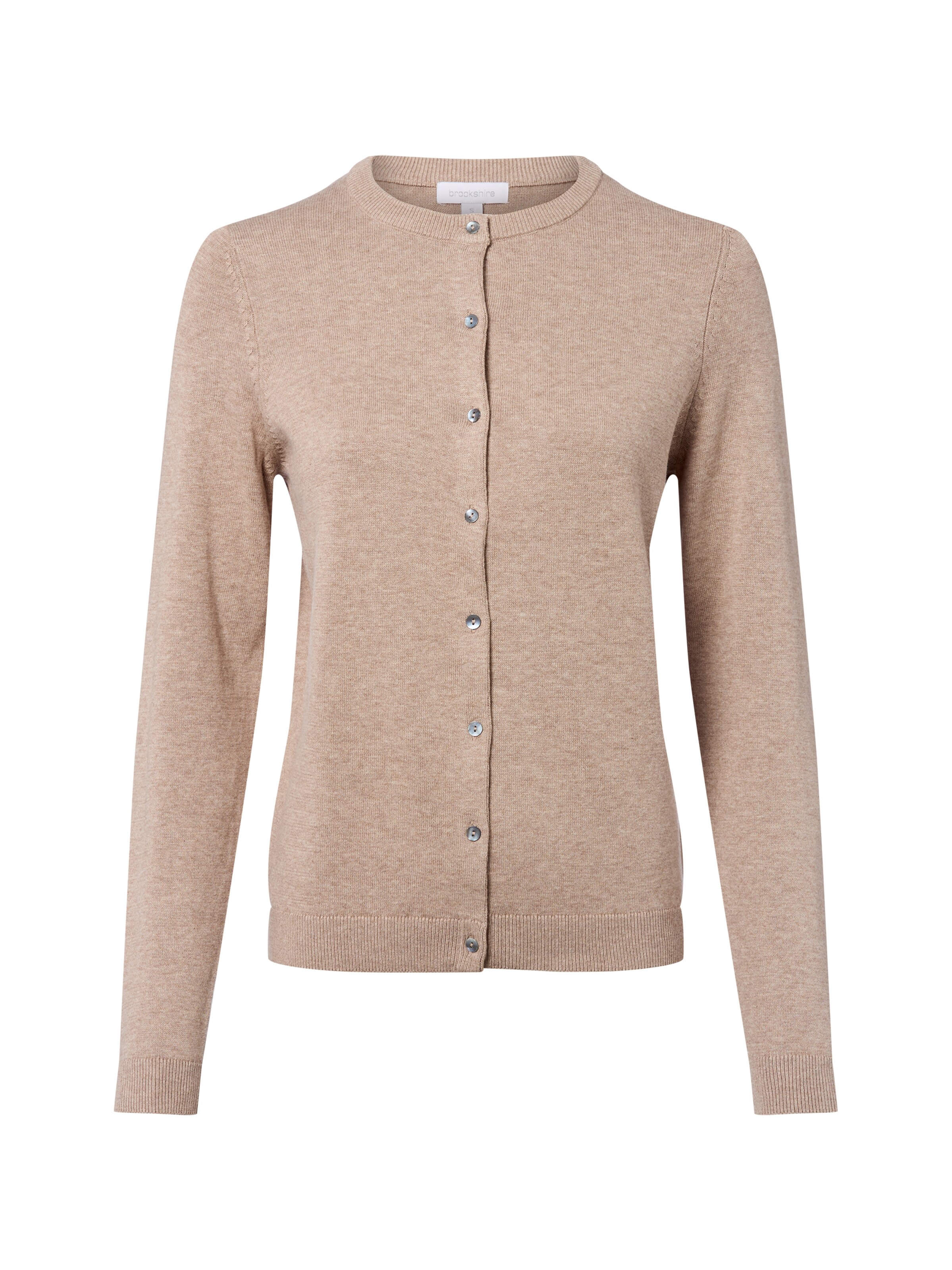 Brookshire Strickjacke in Braun: Vorderseite