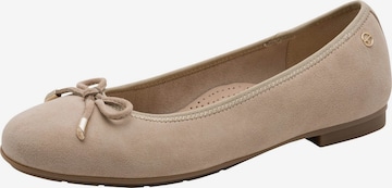 Tamaris Ballerina in Braun: Vorderseite