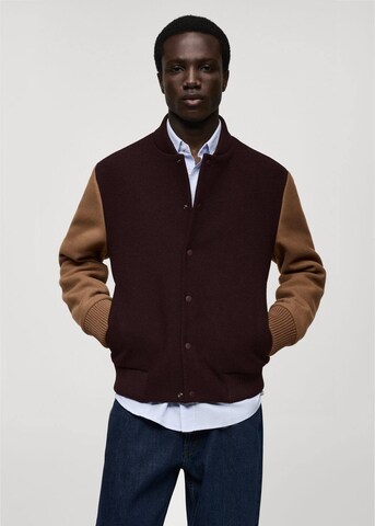 MANGO MAN Between-Season Jacket 'Ember' in Red: front