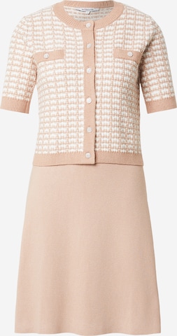 smėlio Morgan Megzta suknelė '261-RMORESA': priekis