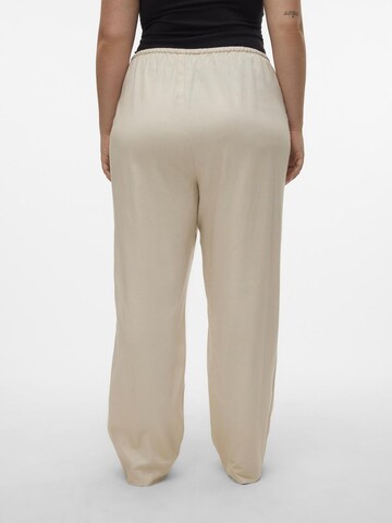 Vero Moda Curve Loosefit Hose 'DINNA' in Beige