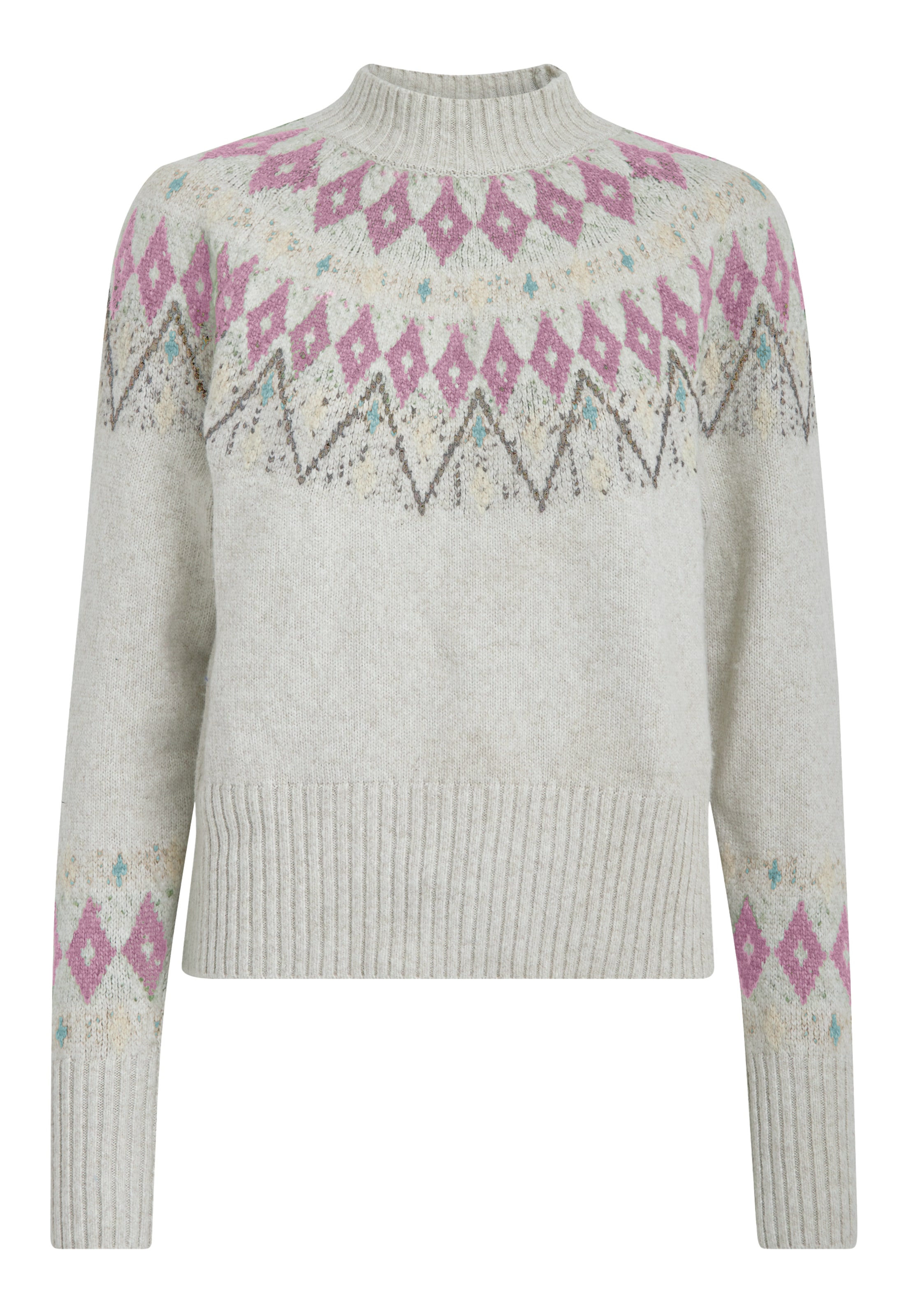 DESIRES Sweater 'Sutton' in Beige: front