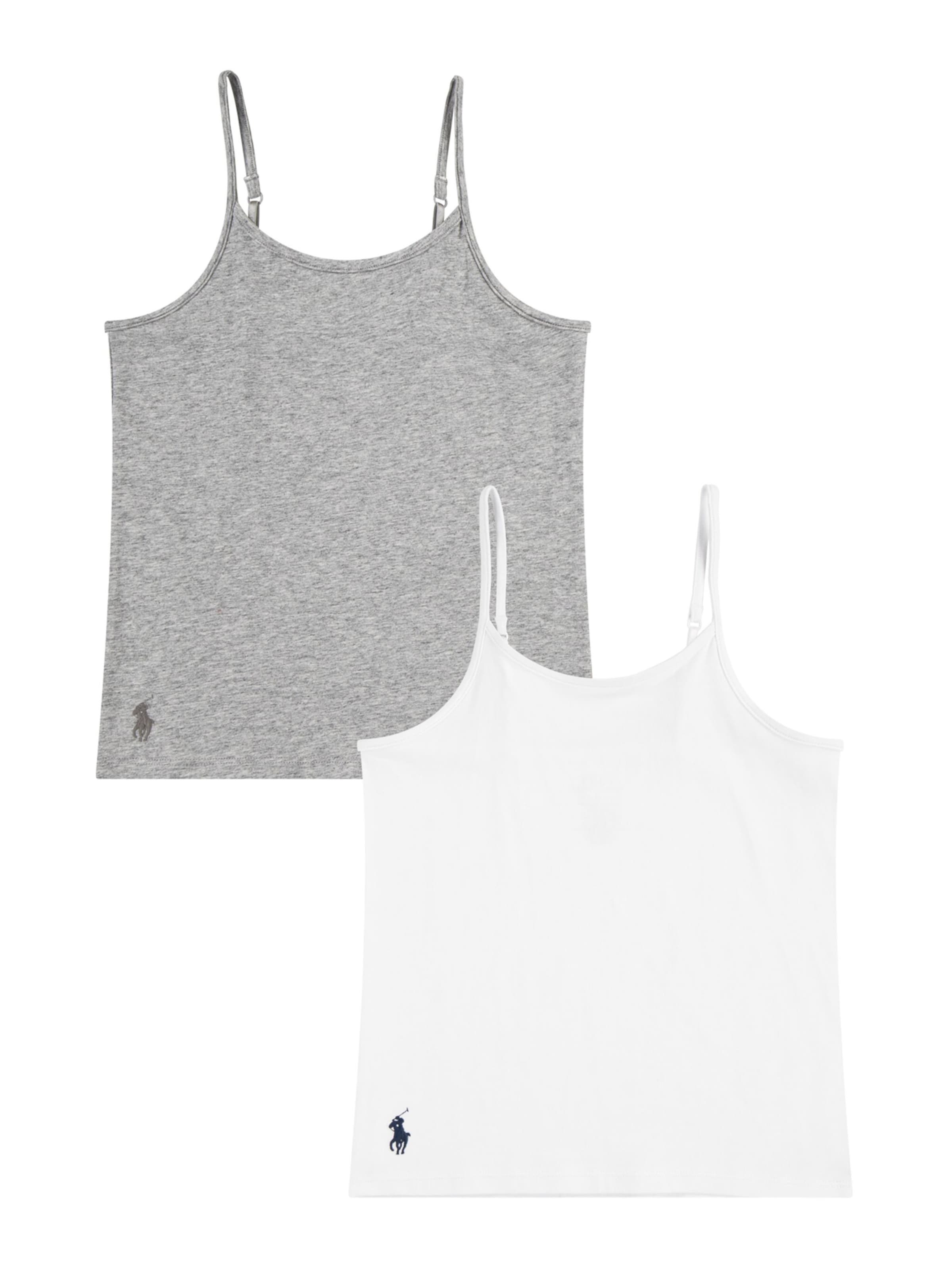 Polo Ralph Lauren Τοπ σε γκρι: μπροστά
