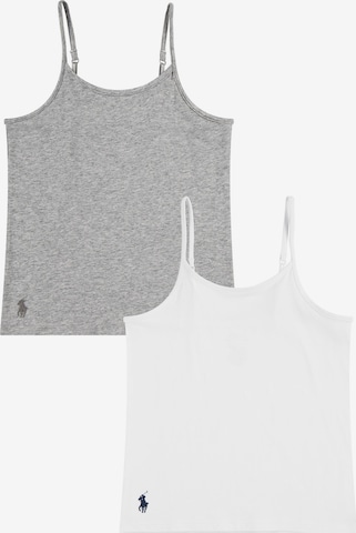 Top di Polo Ralph Lauren in grigio: frontale