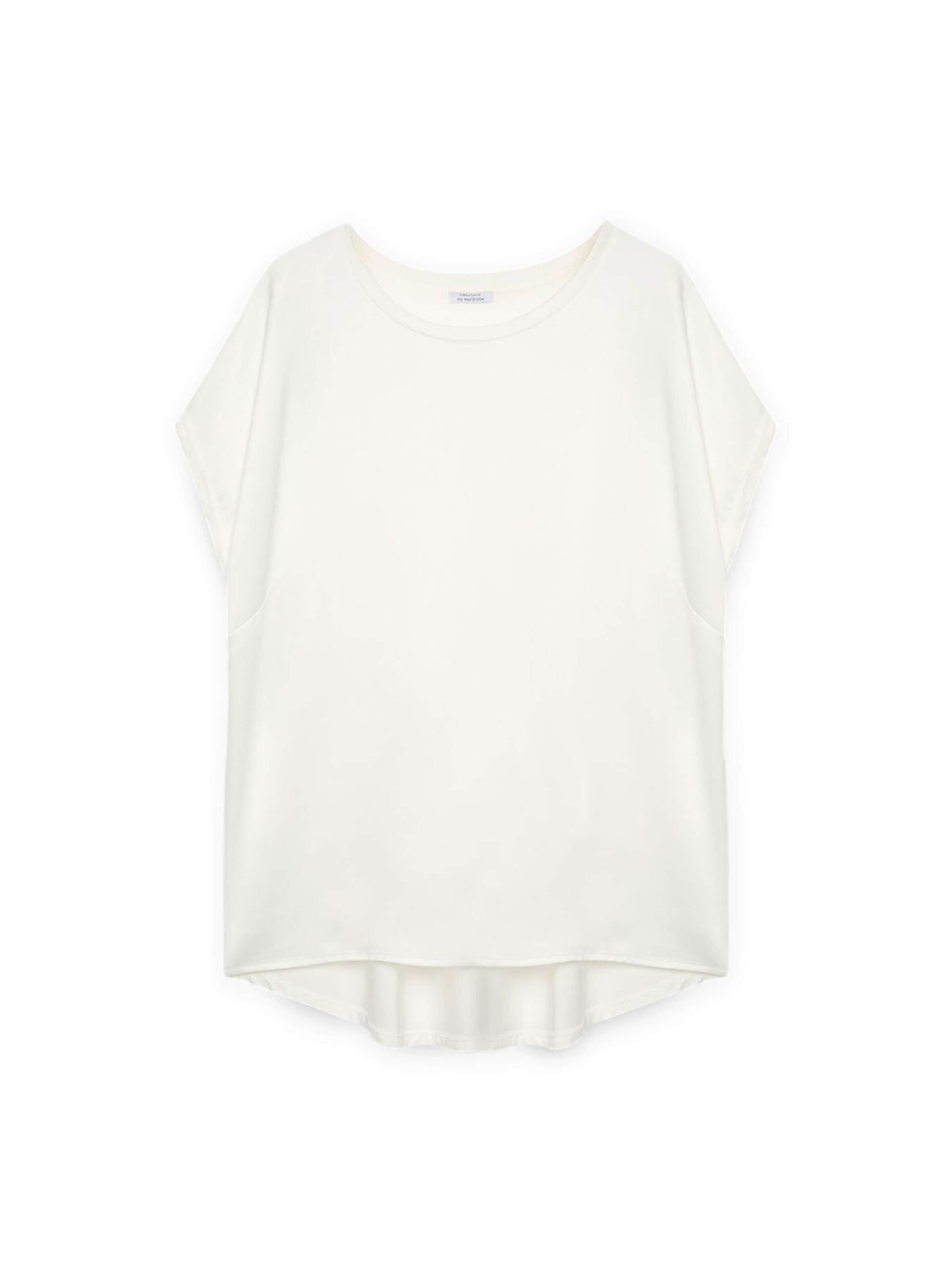 Fiorella Rubino - Blusa en blanco: frente
