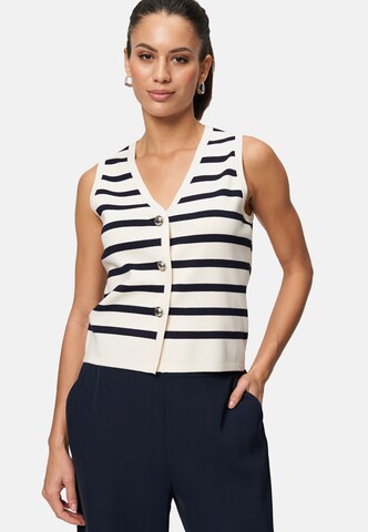 Gilet di zero in bianco: frontale