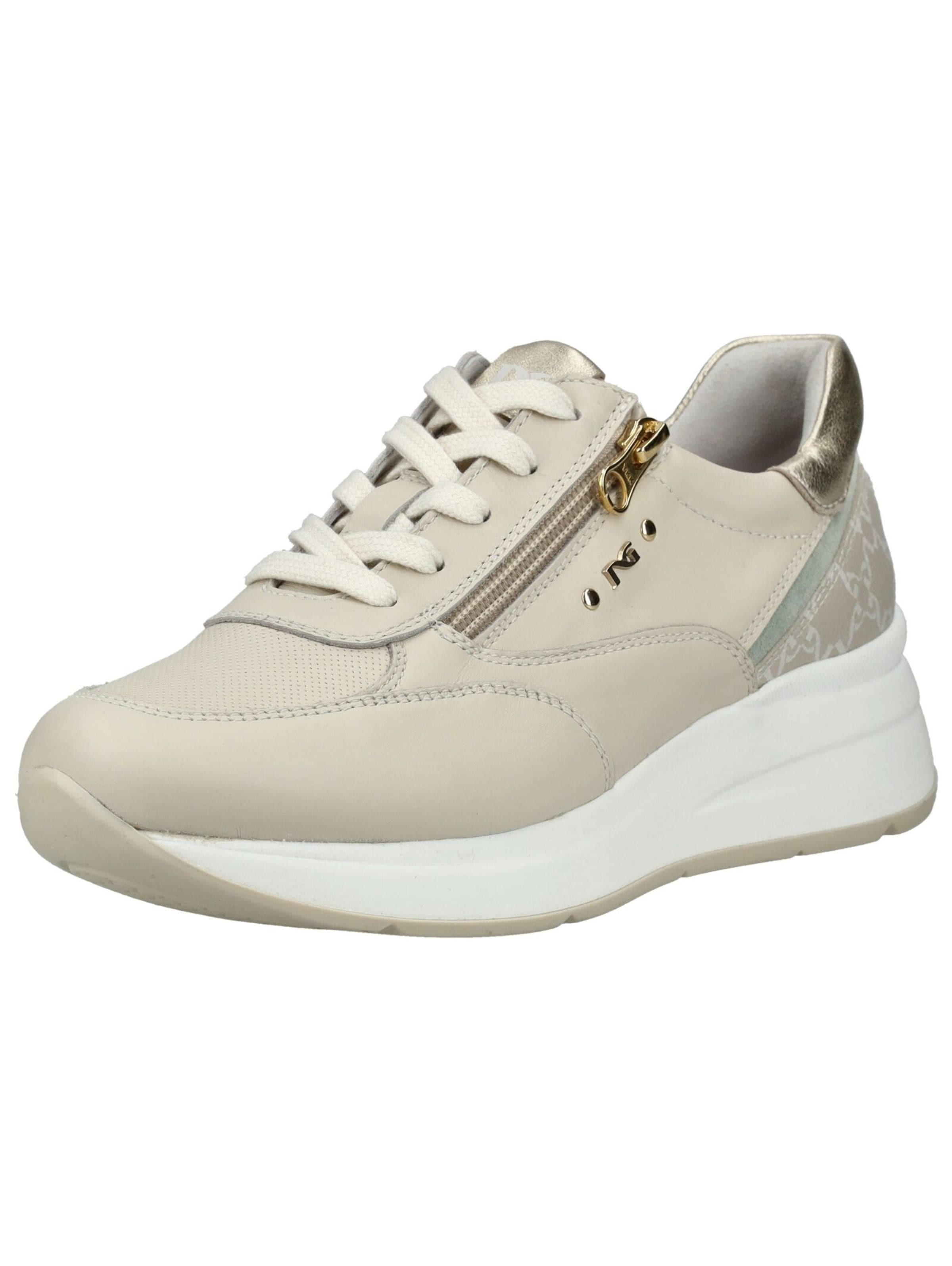 Nero Giardini Platform trainers in Beige: front