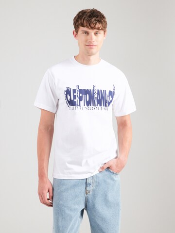 Cleptomanicx T-Shirt 'Collective' in Weiß: Vorderseite