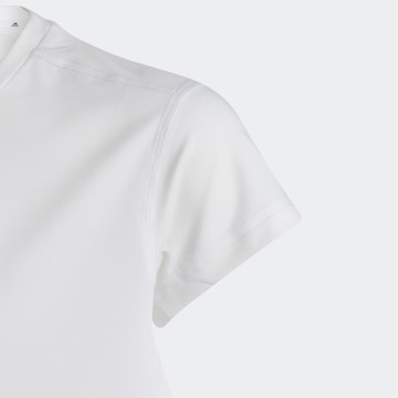 T-Shirt fonctionnel 'Aeroready 3-Stripes' ADIDAS SPORTSWEAR en blanc