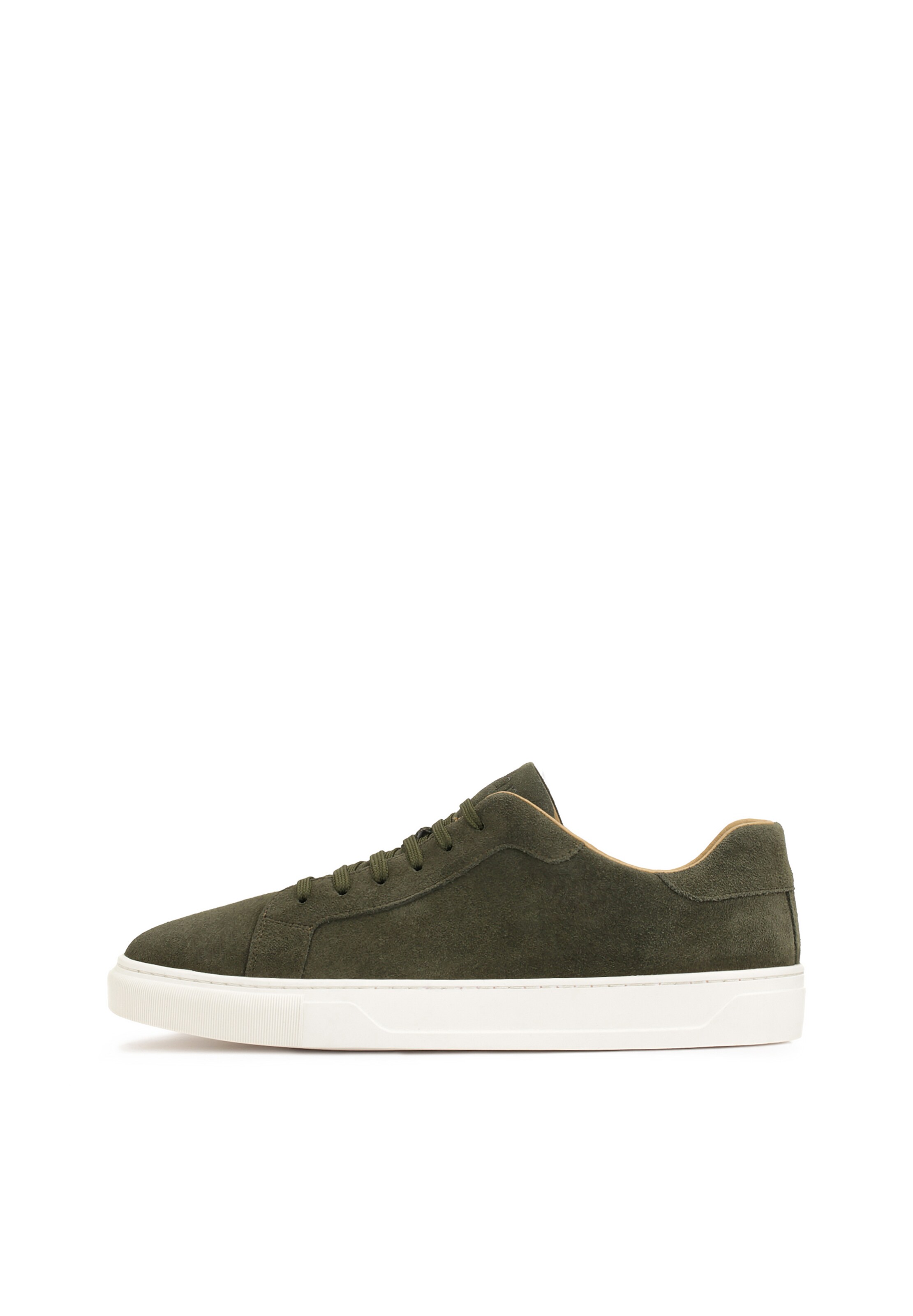 Sneaker bassa di Kazar in verde: frontale