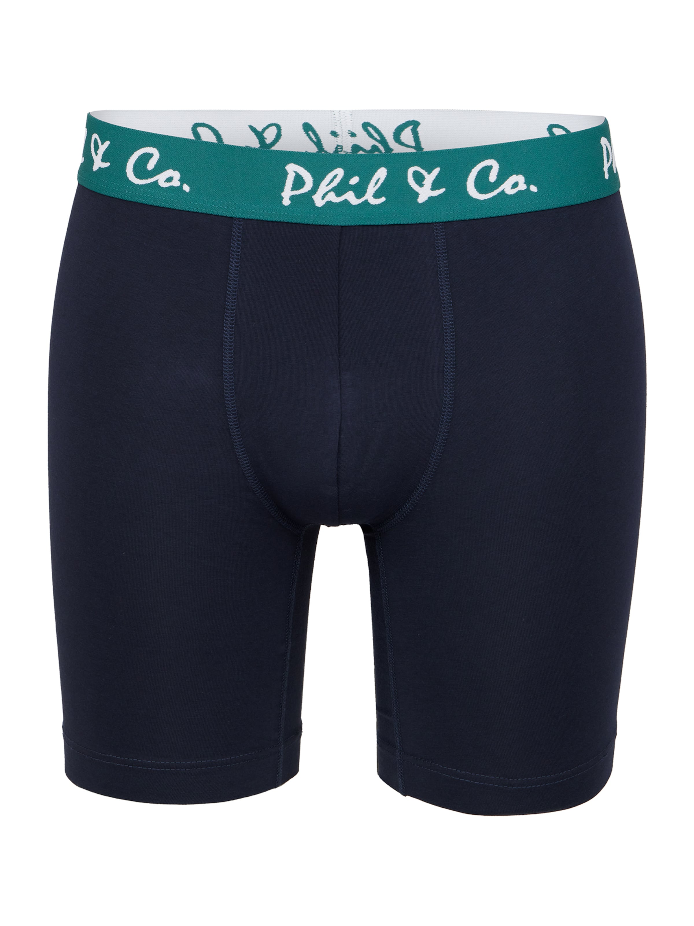 Phil & Co. Berlin Boxer shorts ' Long Boxer ' in Blue