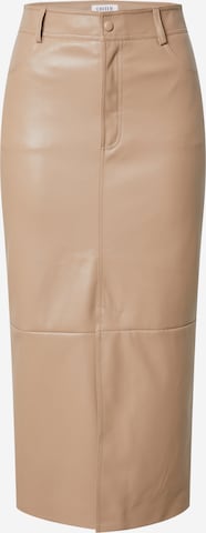 EDITED Skirt 'Rimini' in Beige: front