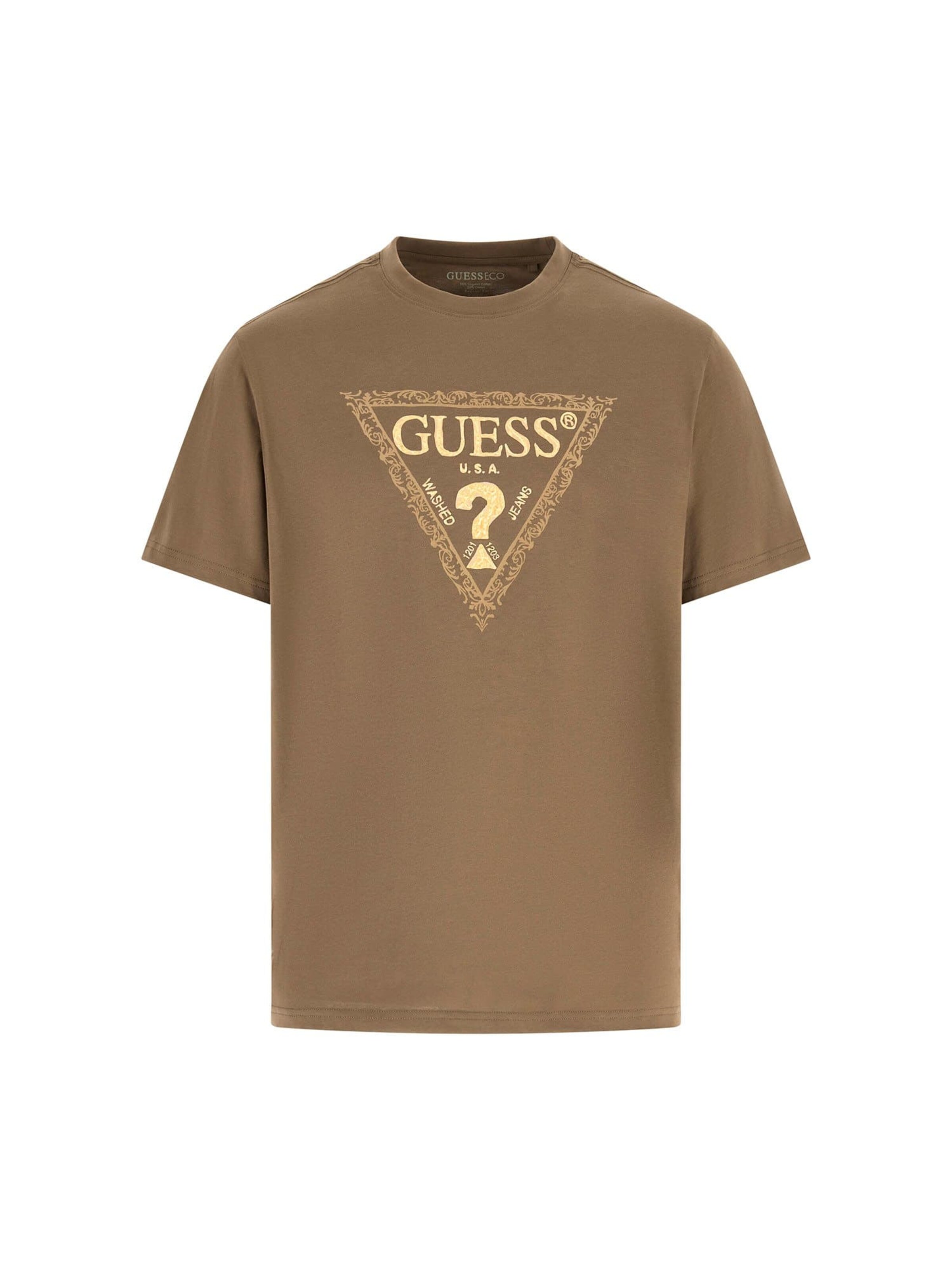 GUESS Shirt in Brown: front