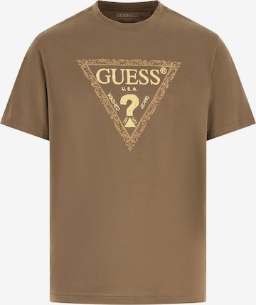 GUESS Shirt in Brown: front