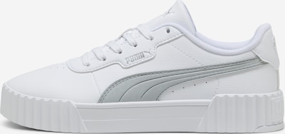 PUMA Baskets basses 'Carina 3.0' en gris / gris clair / argent / blanc, Vue avec produit