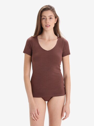 ICEBREAKER Performance Shirt 'Siren' in Brown: front