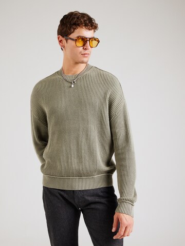 Pull-over HOLLISTER en vert : devant