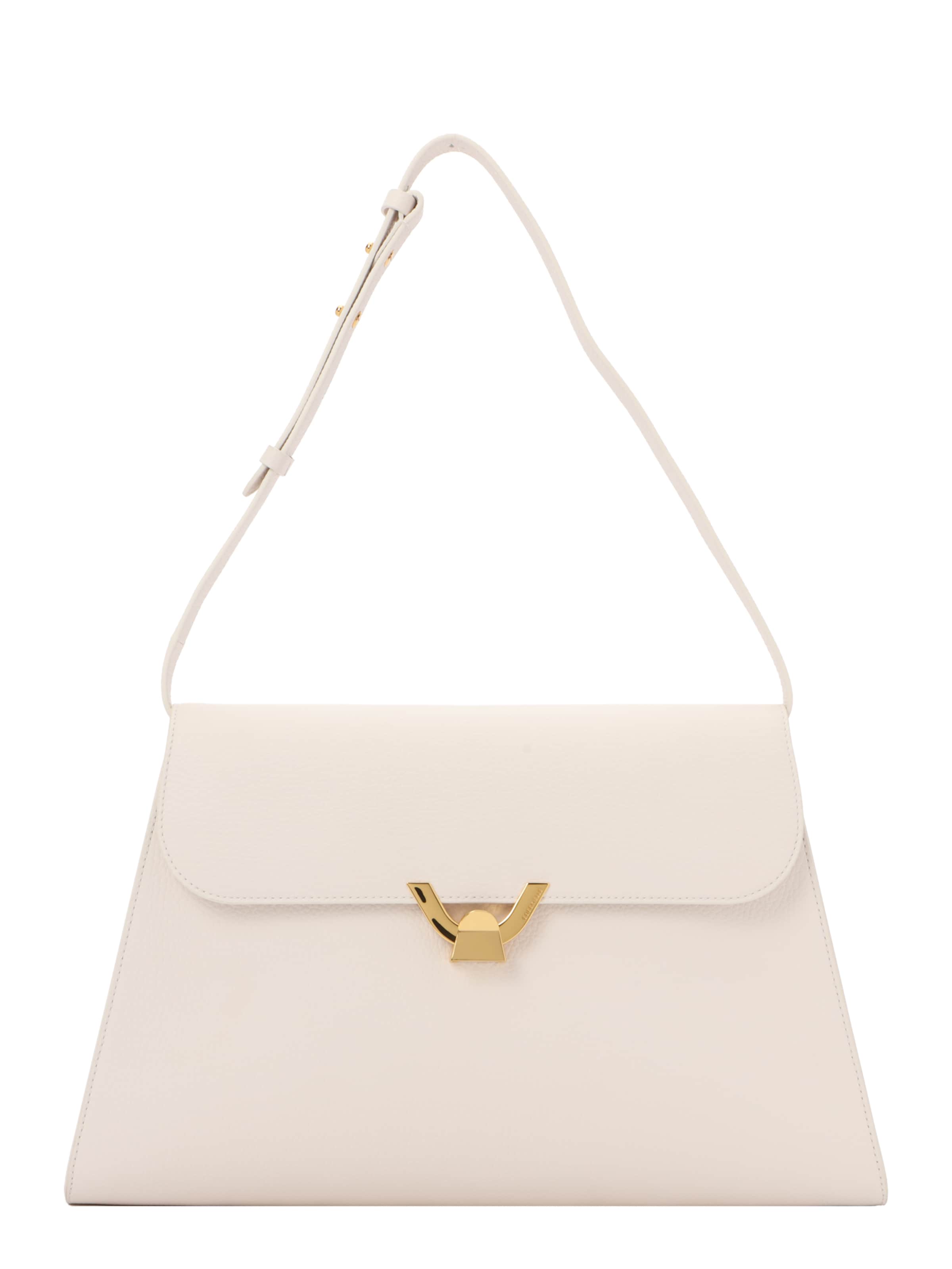 Coccinelle Handväska 'DEW' i vit: framsida