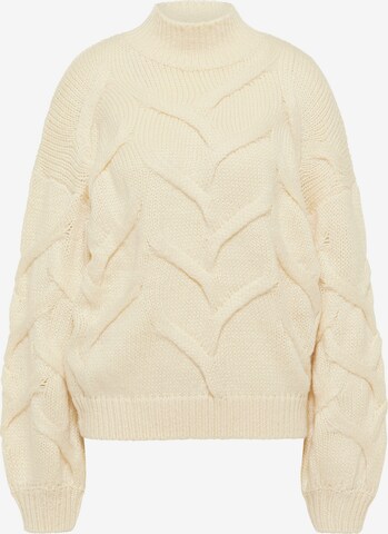 IZIA Sweater in White: front