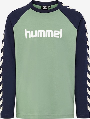 Hummel Функциональная футболка в Зеленый: спереди