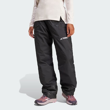 ADIDAS TERREX Regular Functionele broek 'Terrex Multi' in Zwart: voorkant