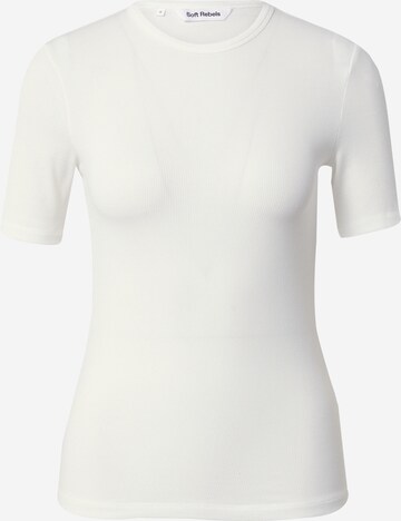 Soft Rebels - Camiseta 'Fenja' en blanco: frente