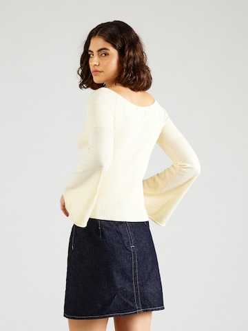 PIECES - Pullover 'PCMAGGIE' em bege