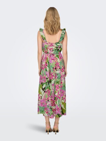 Robe d’été 'ZORA' ONLY en vert