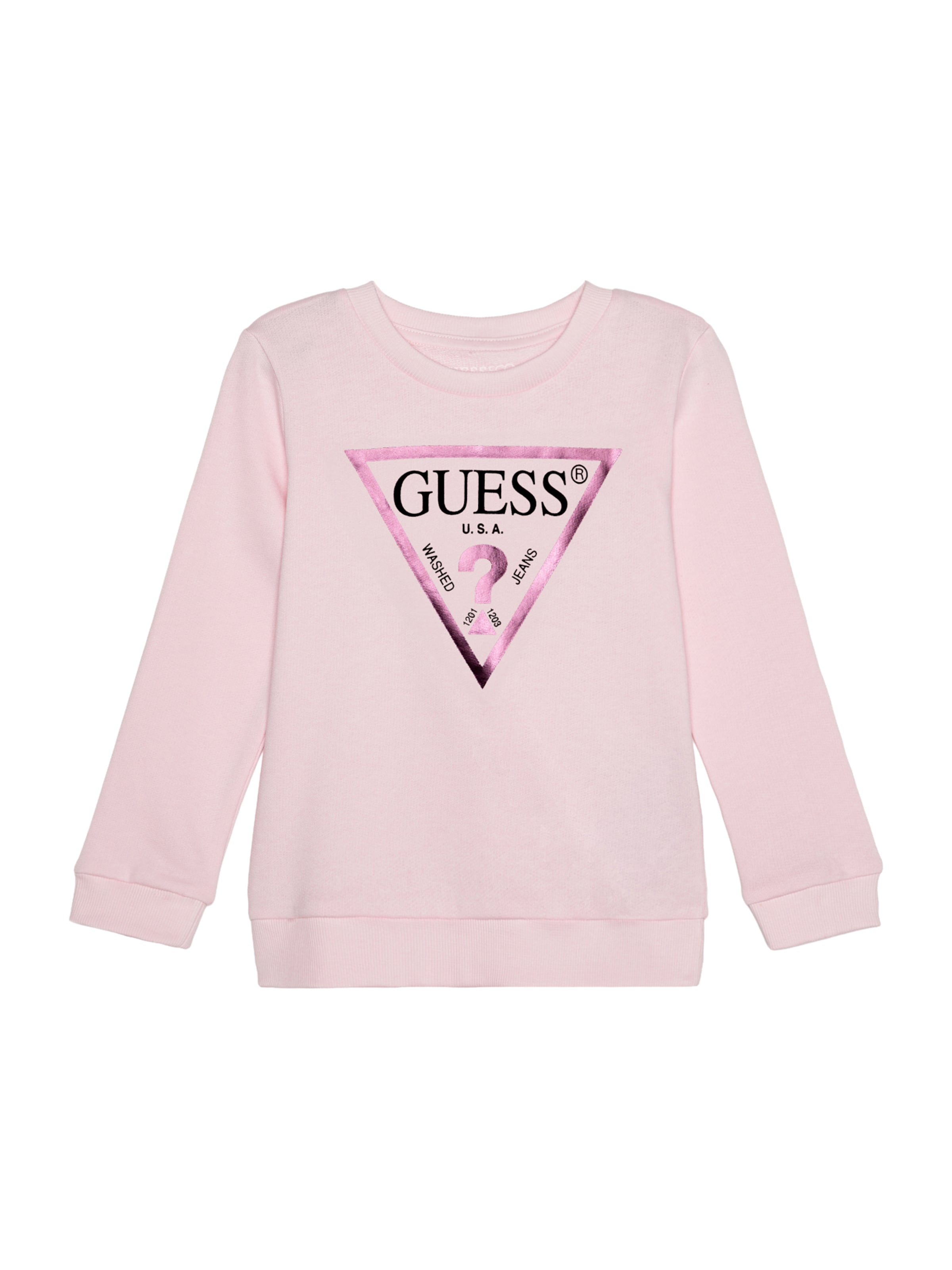 GUESS Sweatshirt in Pink: front
