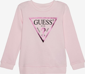 GUESS Sweatshirt in Pink: front