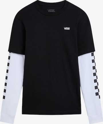 VANS - Camiseta en negro: frente