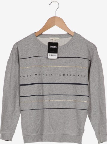 ESPRIT Sweatshirt & Zip-Up Hoodie in XS in Grey: front