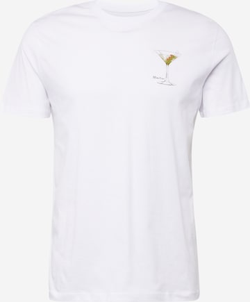 T-Shirt 'Cocktail Negroni' WESTMARK LONDON en blanc : devant